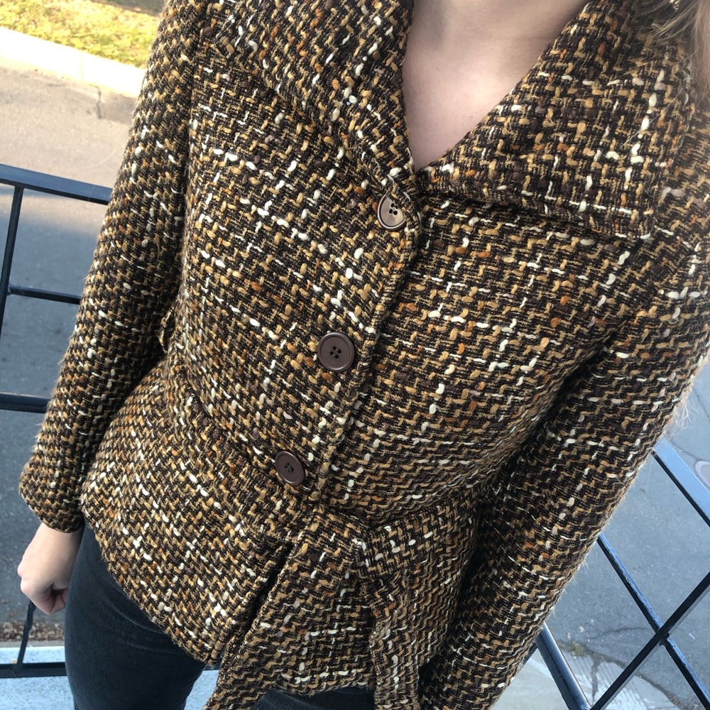 VINTAGE Fall Textured Jacket Fashion 🔥💯 Petites